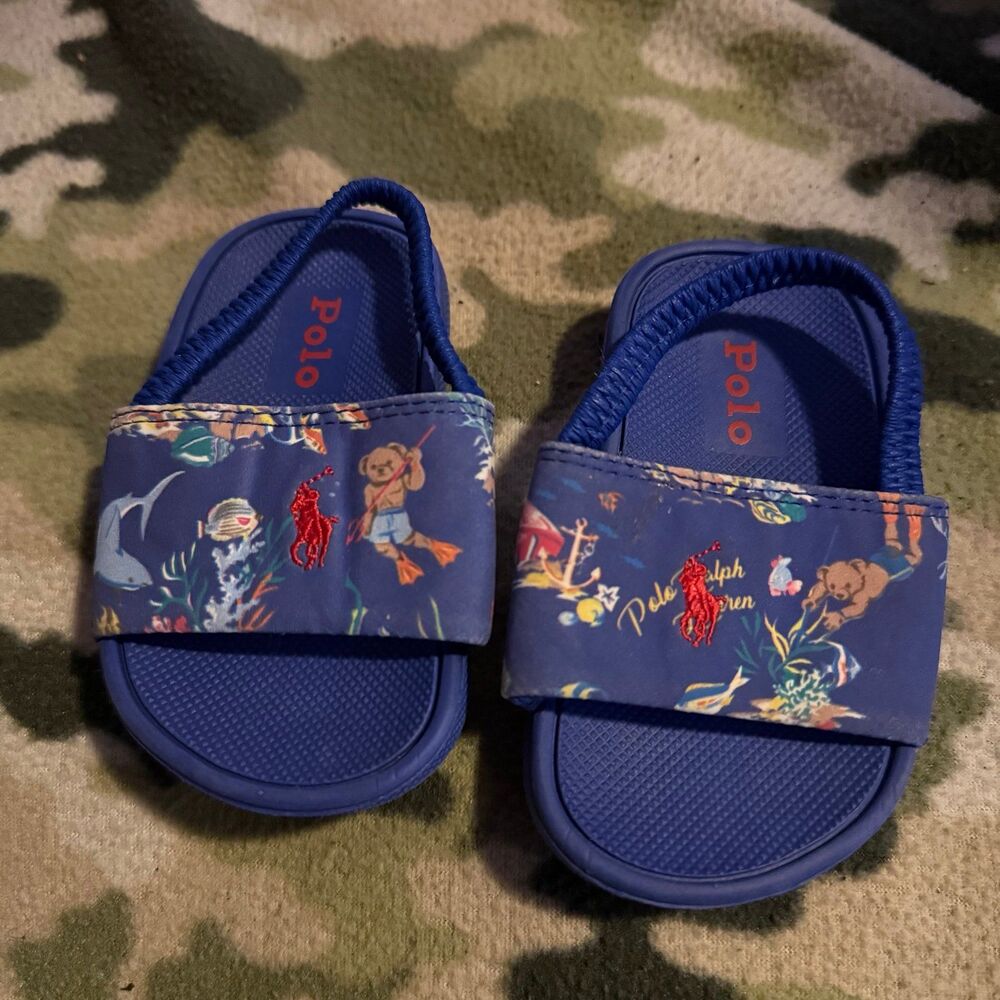 Polo Ralph Lauren baby sandals size 4c